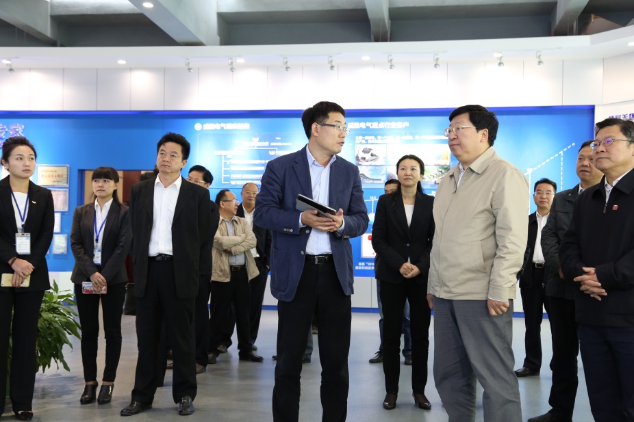 湖南省委常委、省人民政府常務(wù)副省長陳向群一行蒞臨威勝電氣產(chǎn)業(yè)園